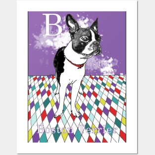 B is for Boston Terrier III Posters and Art